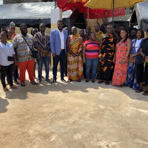 Community gathering during the International Empowerment Tour